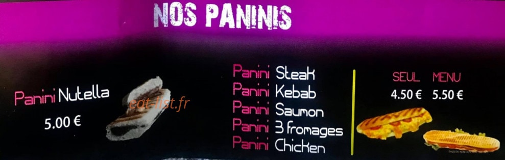 Pépito fast food — carte page 5