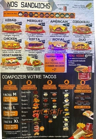 Pizza King — carte page 3