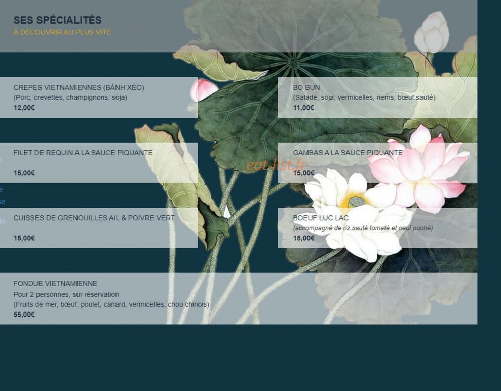 Rêve d'Asie — carte page 3