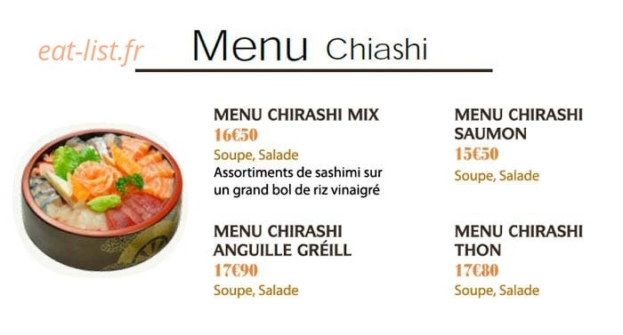 Sushis Kyo — carte page 7