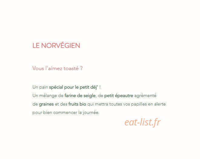 Le Champ des Saveurs — carte page 4
