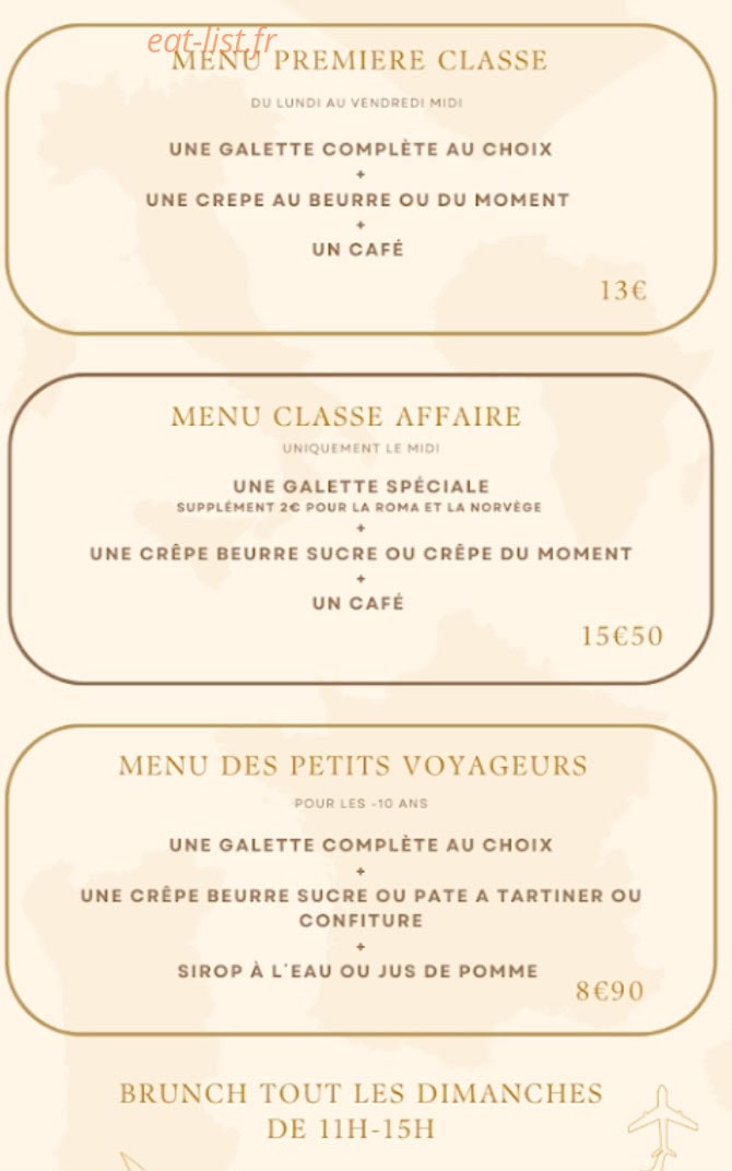 L'escalyne crêperie — carte page 3