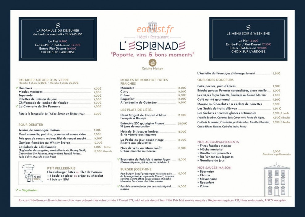 L'Esplanade — carte page 1