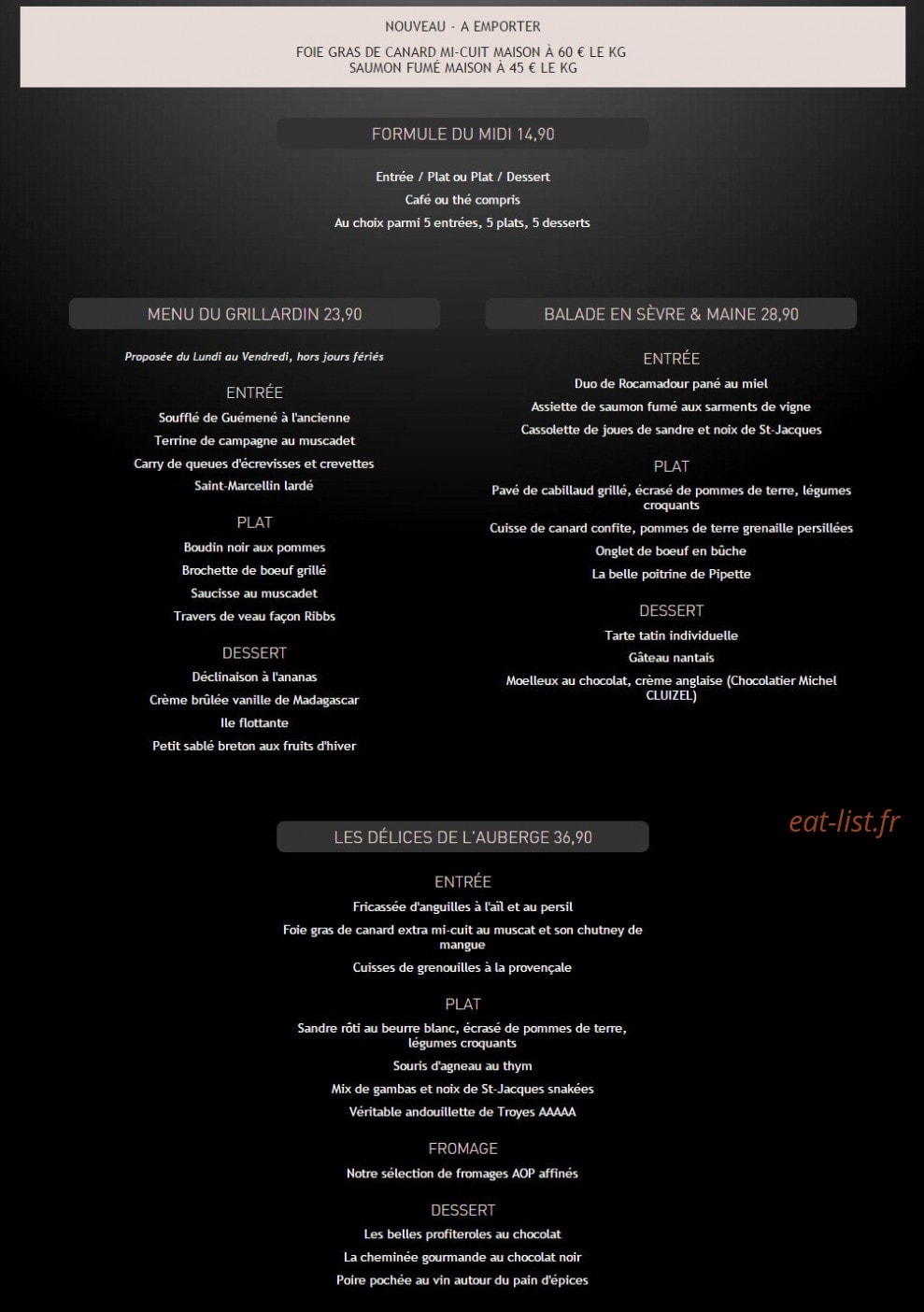 Chez pipette — carte page 12