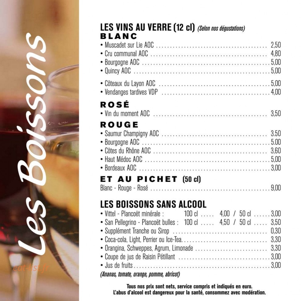 Chez pipette — carte page 5