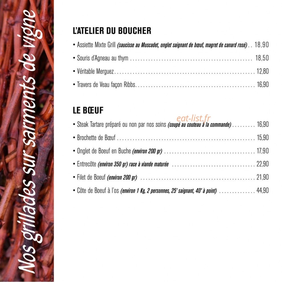Chez pipette — carte page 16