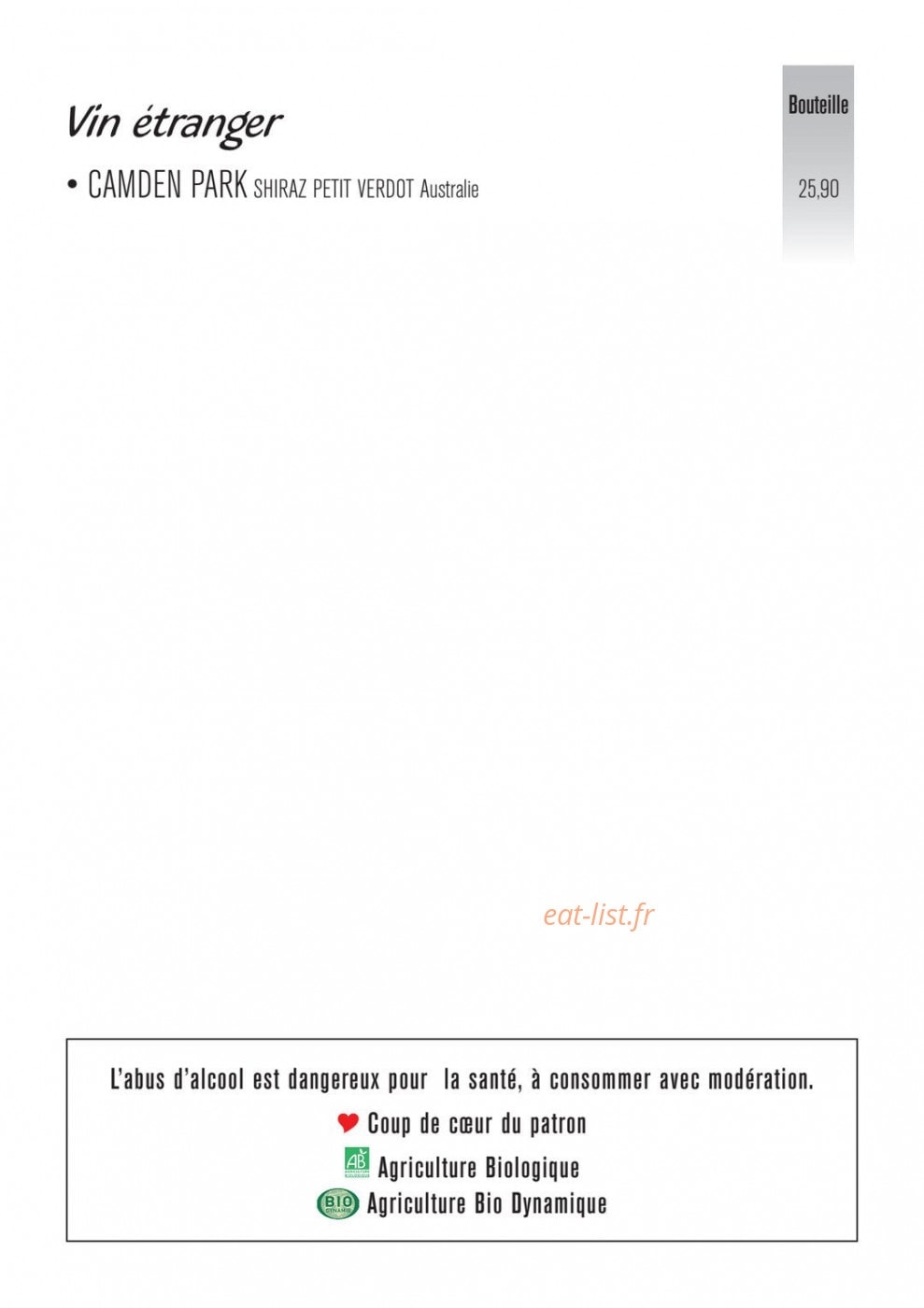 Chez pipette — carte page 31