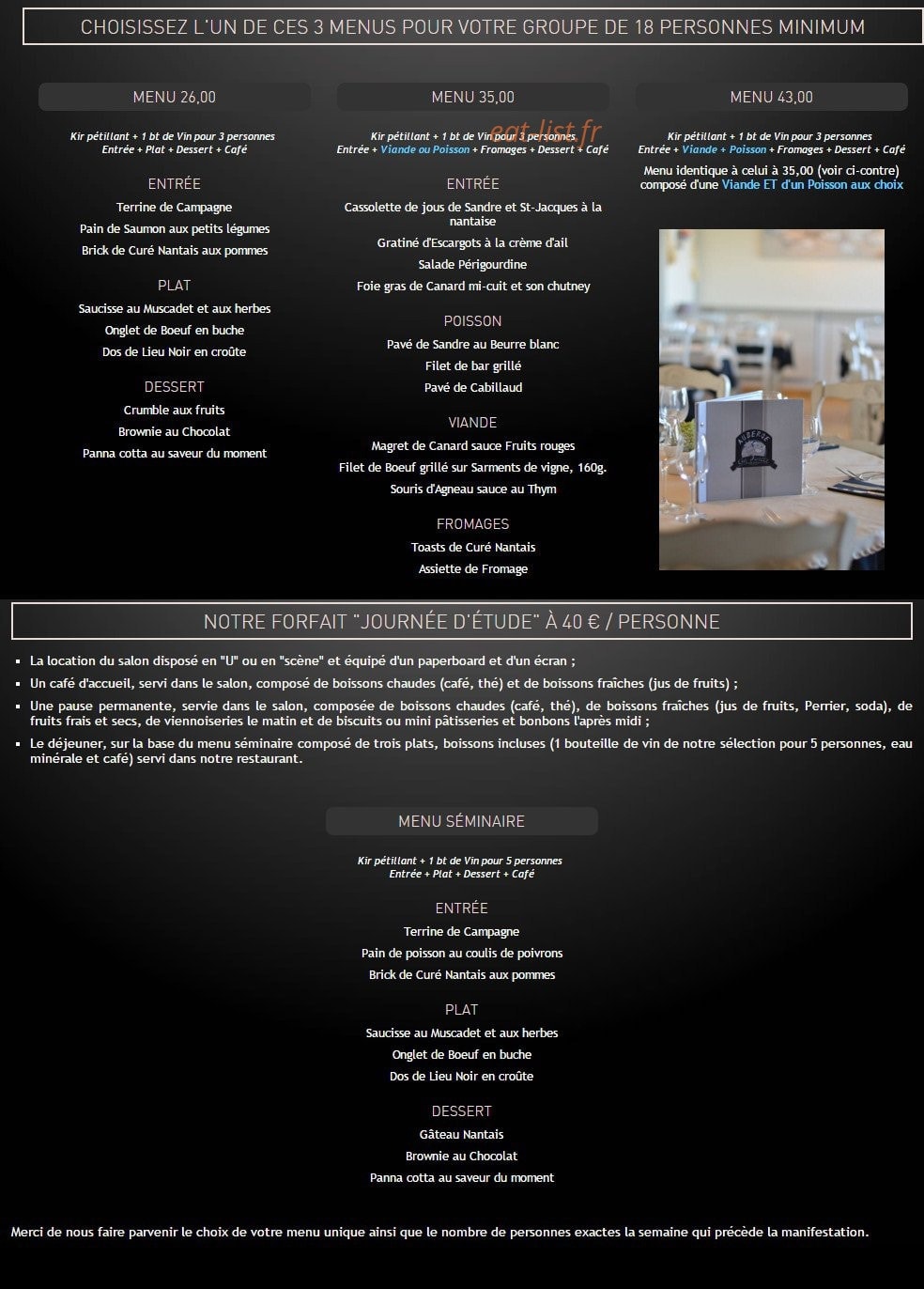 Chez pipette — carte page 13