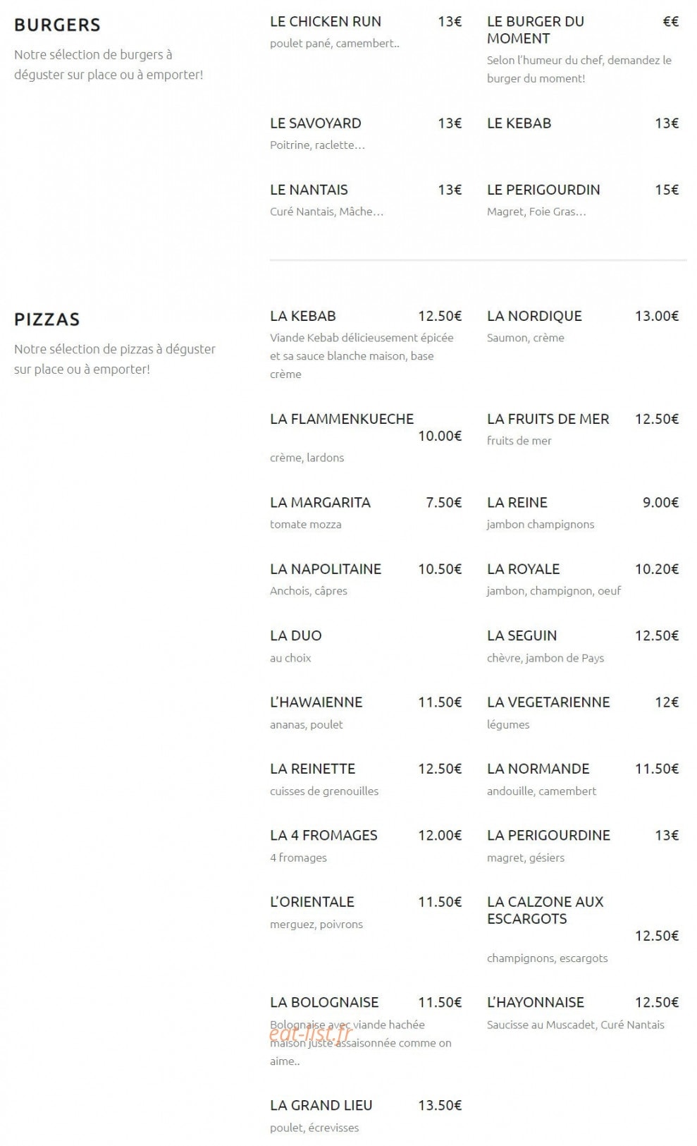 Le Rabelais — carte page 1
