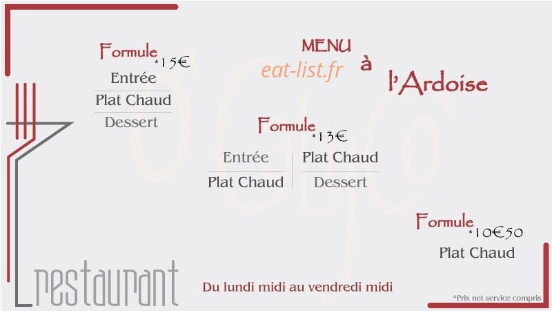 O'Calyco — carte page 4