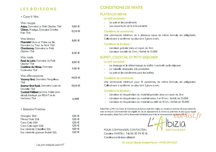 Albizia — carte page 6
