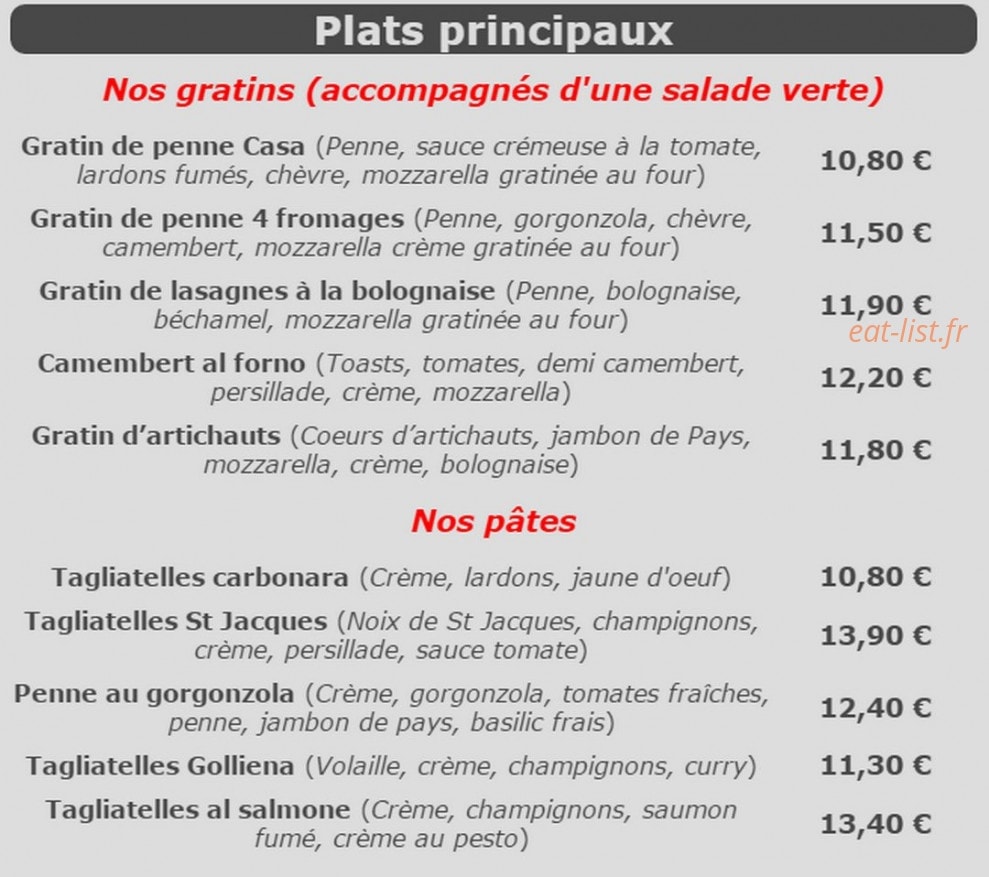 Café pépone — carte page 2