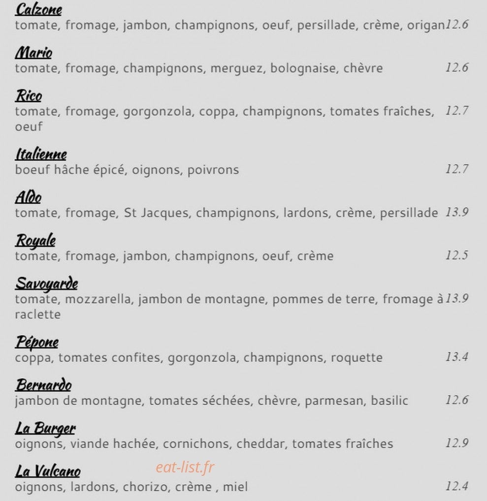 Café pépone — carte page 9