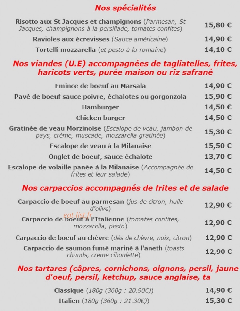 Café pépone — carte page 3