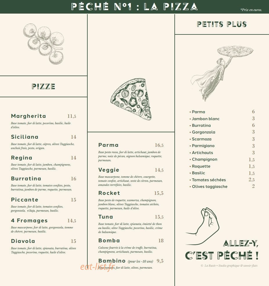 El Peccato — carte page 1
