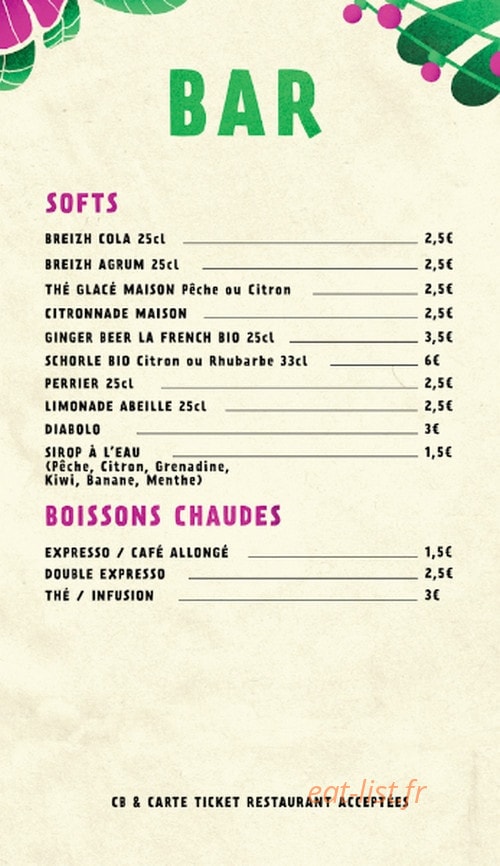La Belle Saison — carte page 2