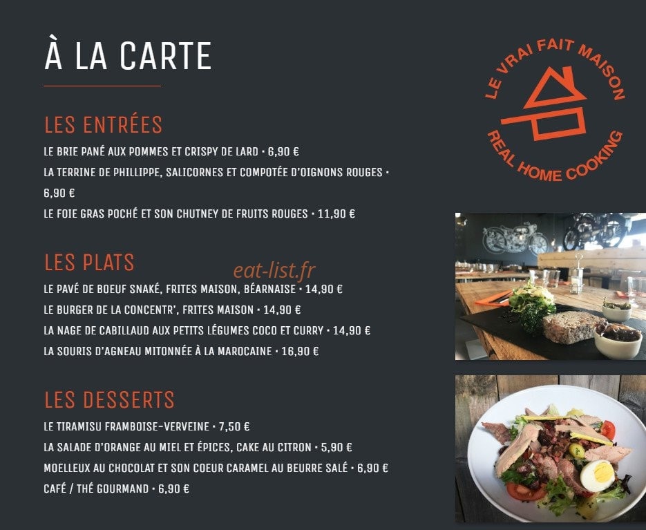 La Concentr' — carte page 2