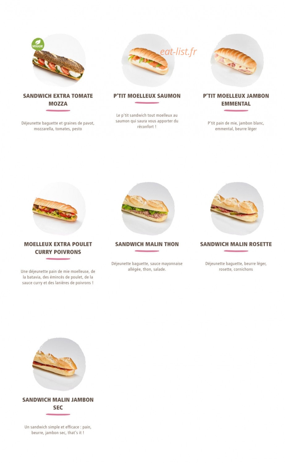 La Mie Câline — carte page 7