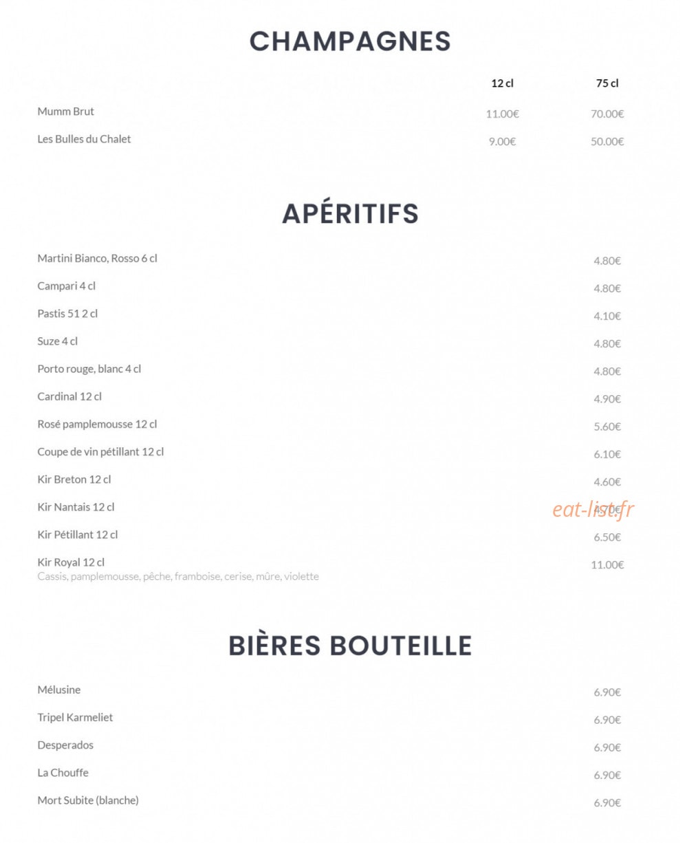 Le Chalet de mon père — carte page 7