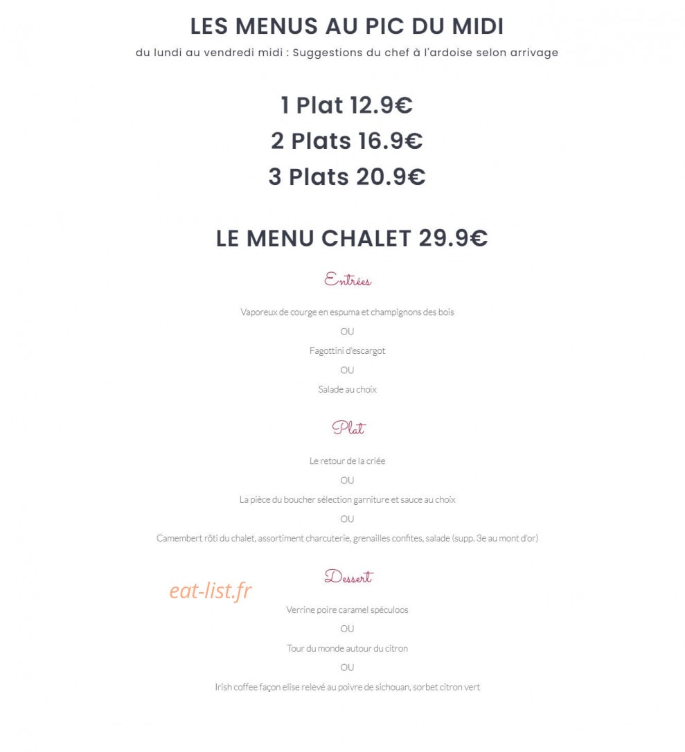 Le Chalet de mon père — carte page 3