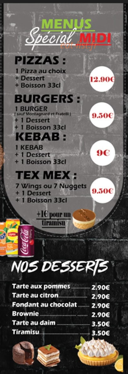 Fratelli Pizza — carte page 4