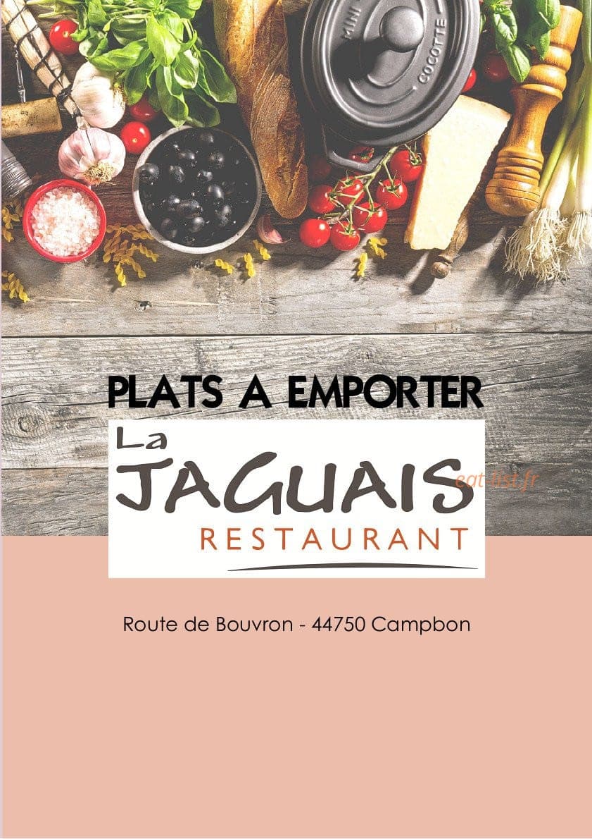 Restaurant La Jaguais — carte page 6