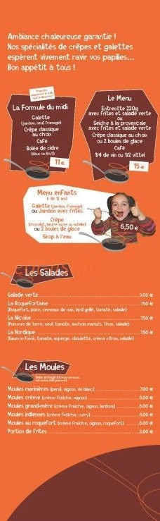 Au Blé Noir — carte page 2