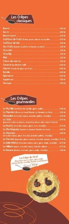 Au Blé Noir — carte page 3