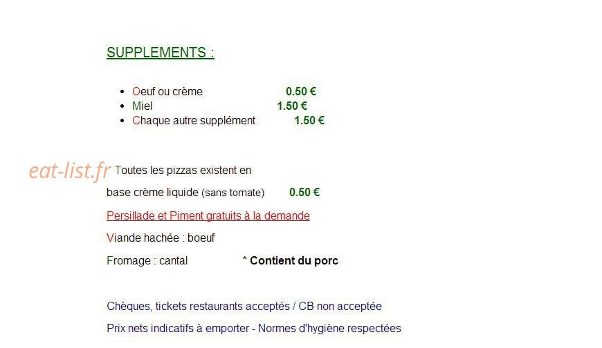 Chez Domi — carte page 5
