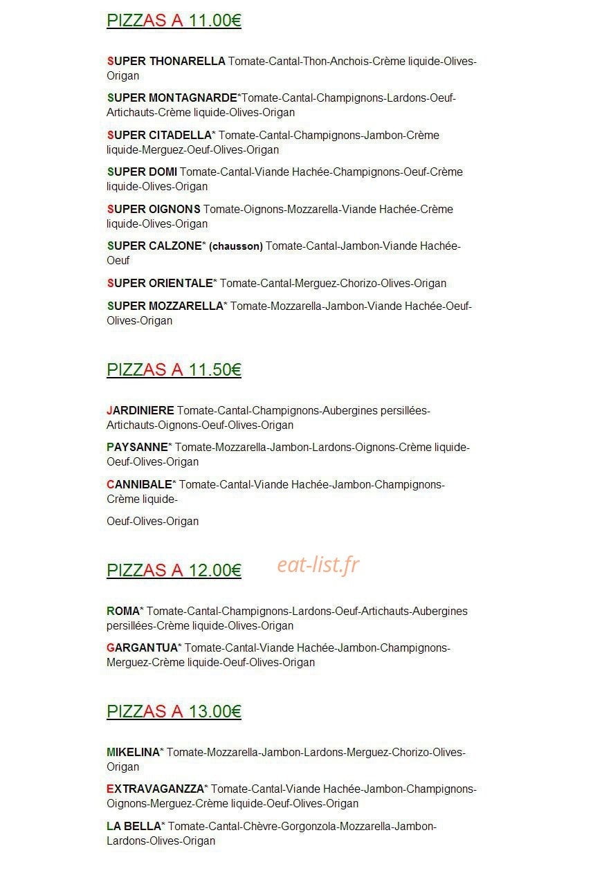 Chez Domi — carte page 4