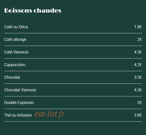 Chez Margaux — carte page 7