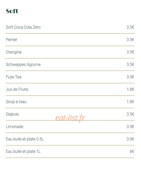 Chez Margaux — carte page 5