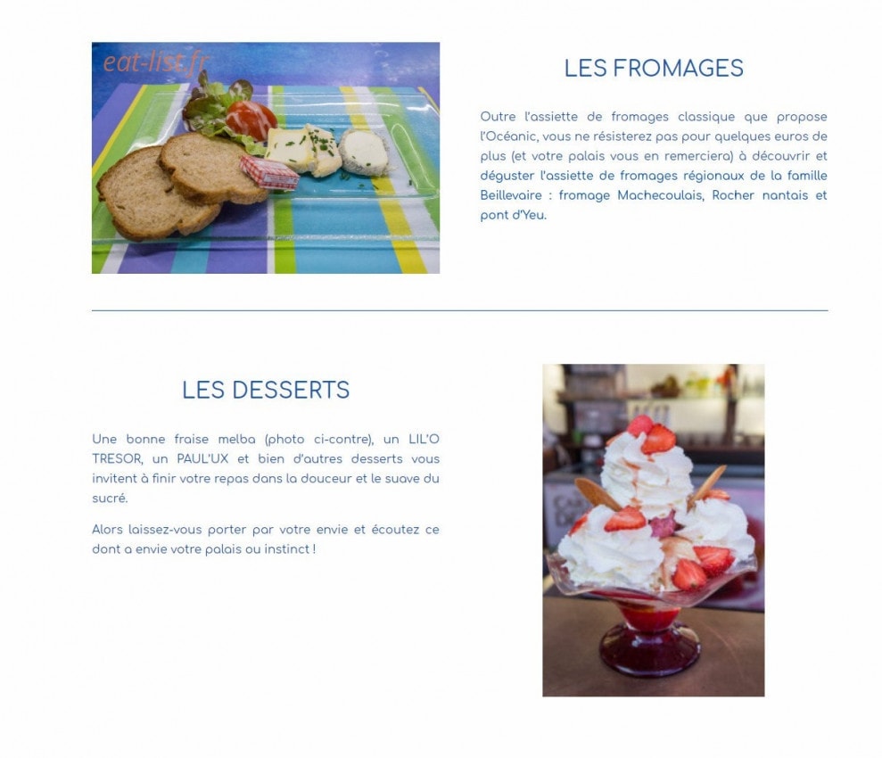 L'Océanic — carte page 3