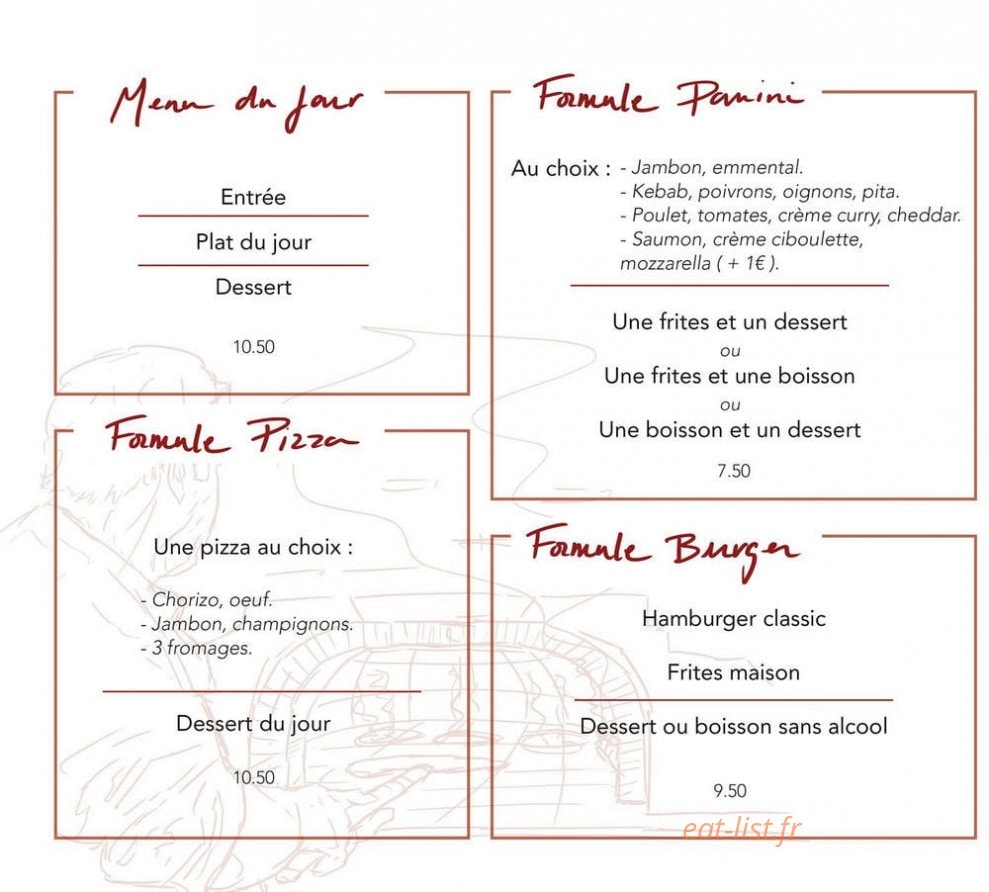La Cantine de l'îlot — carte page 3