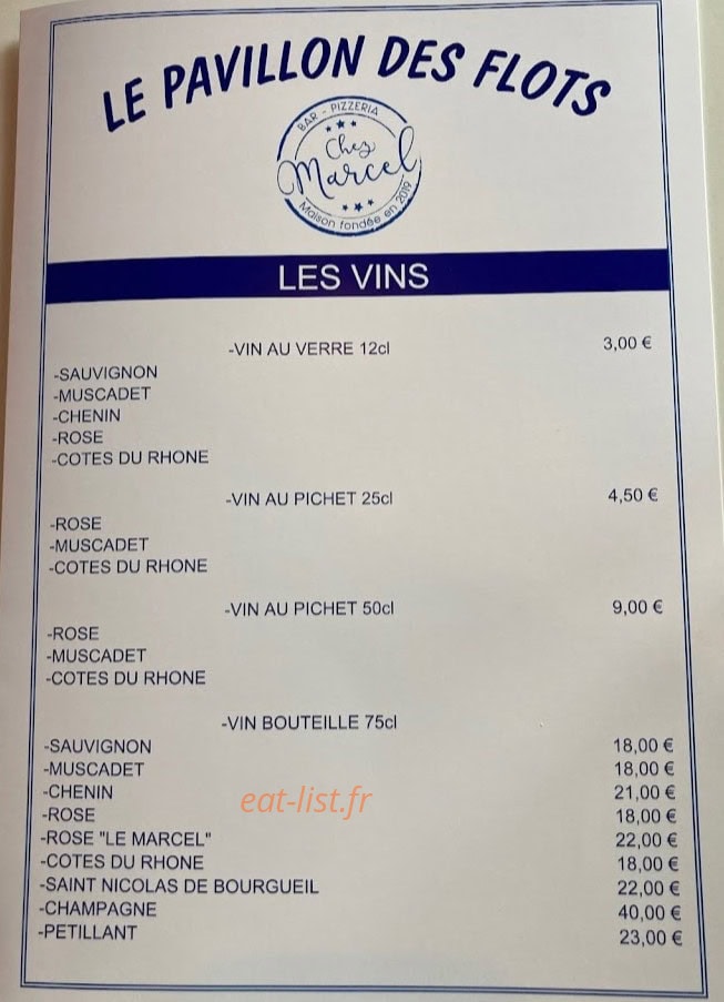 Le Pavillon des Flots — carte page 4
