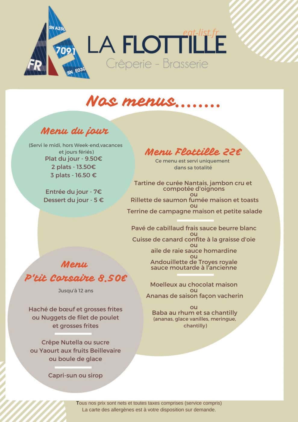 La Flottille — carte page 8