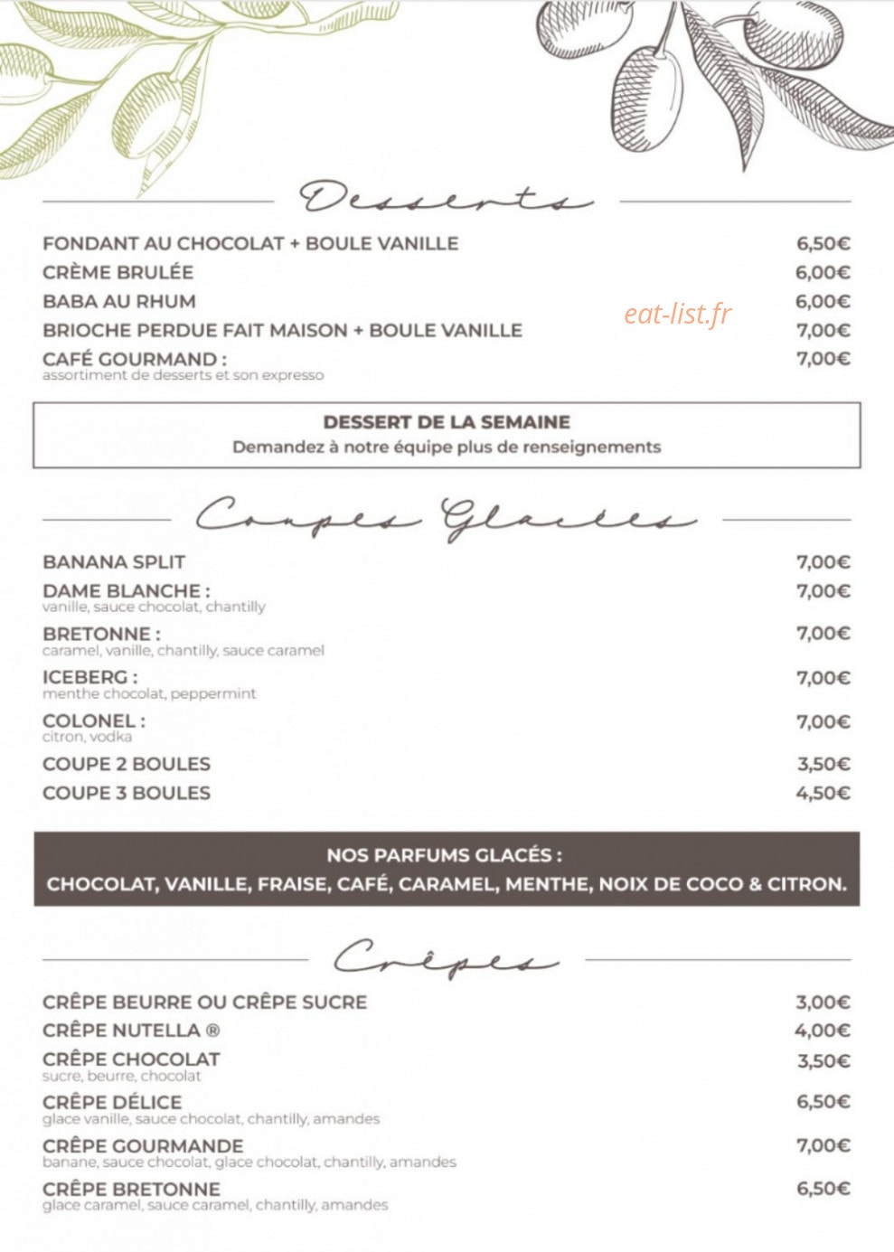 Costa's — carte page 5