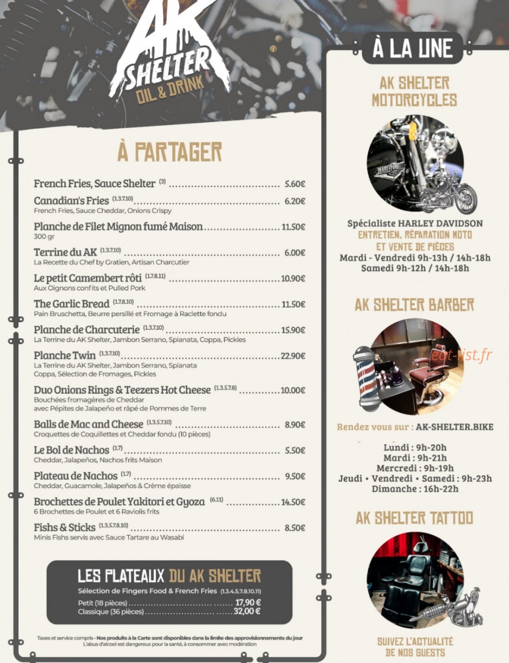 AK Shelter — carte page 1