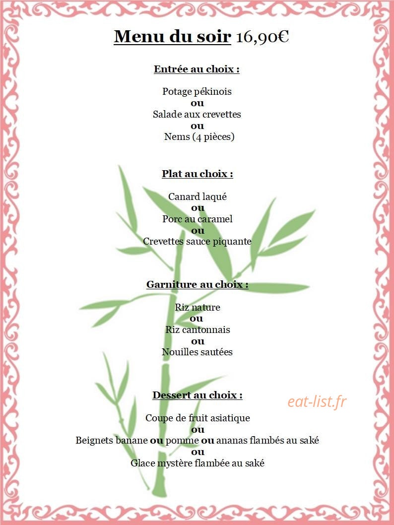 Bar Restaurant Tan — carte page 5