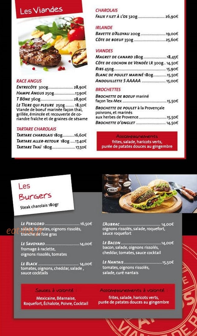 Black Angus — carte page 5