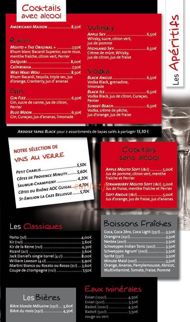Black Angus — carte page 7
