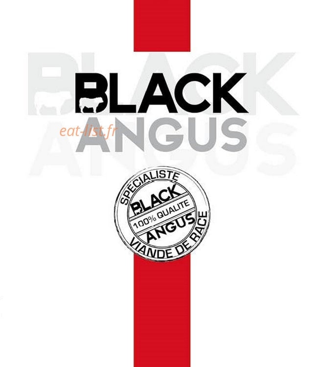 Black Angus — carte page 1