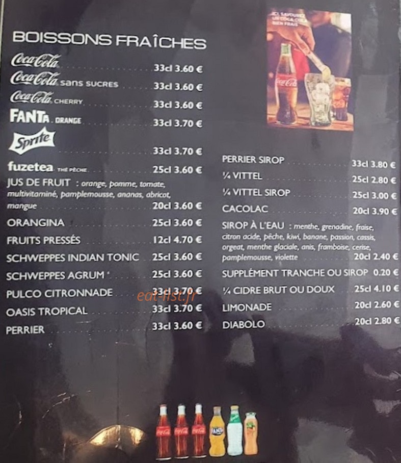 Brasserie le comptoir — carte page 5