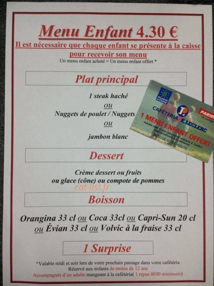 Cafétéria Grill — carte page 3
