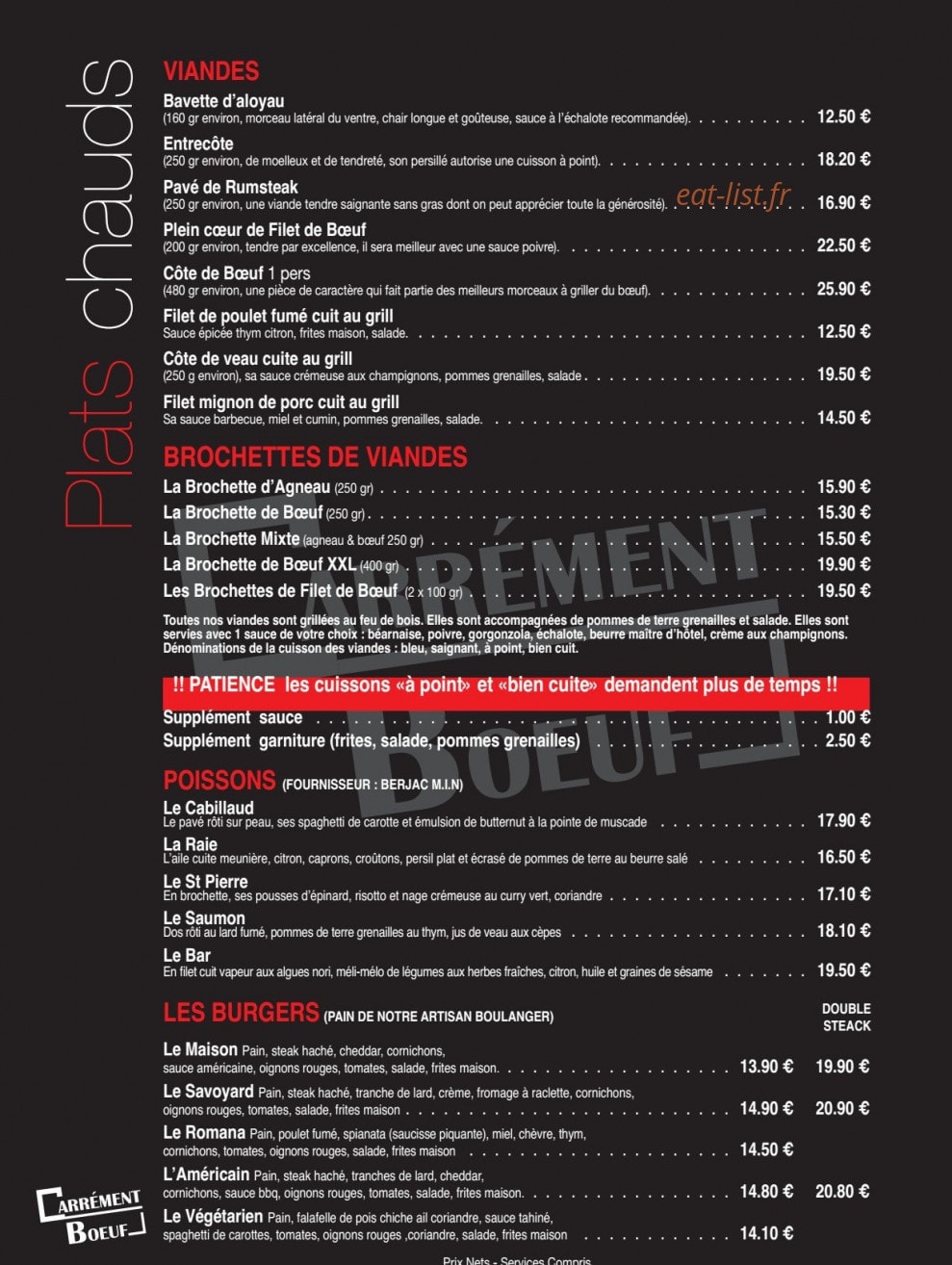 Carrément boeuf — carte page 3