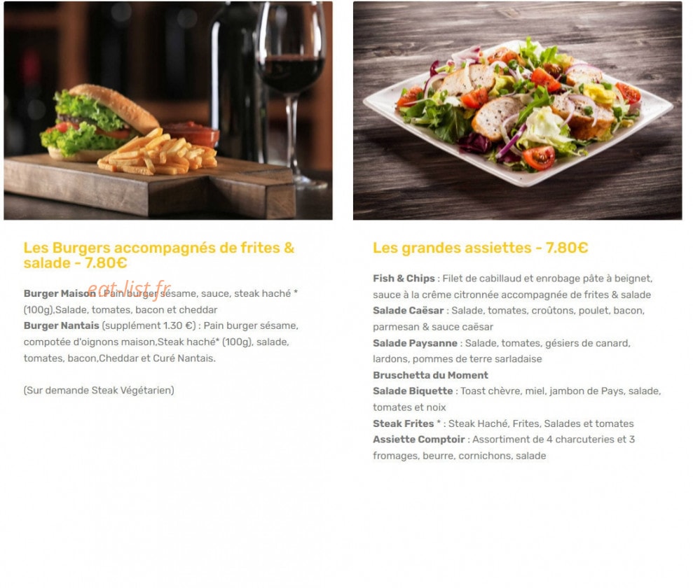 Cav'ale — carte page 1