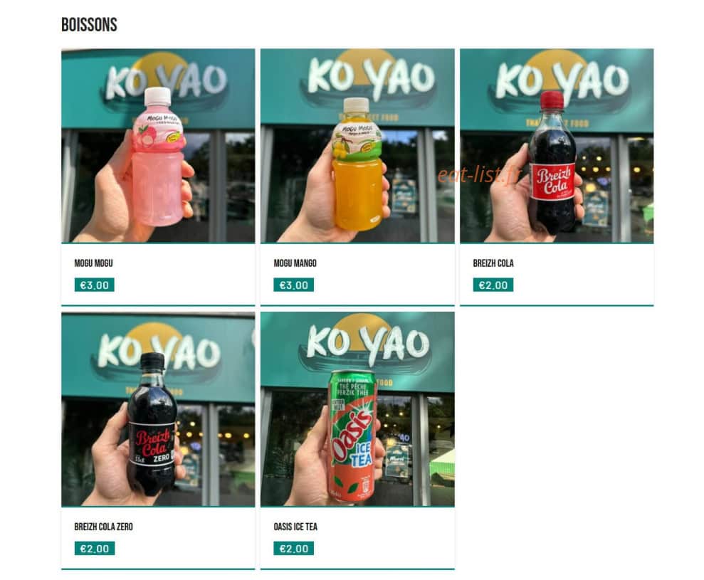 KoYao — carte page 6