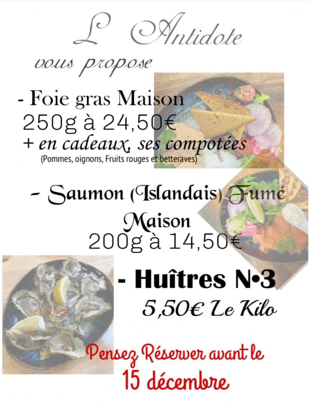 L'antidote — carte page 1