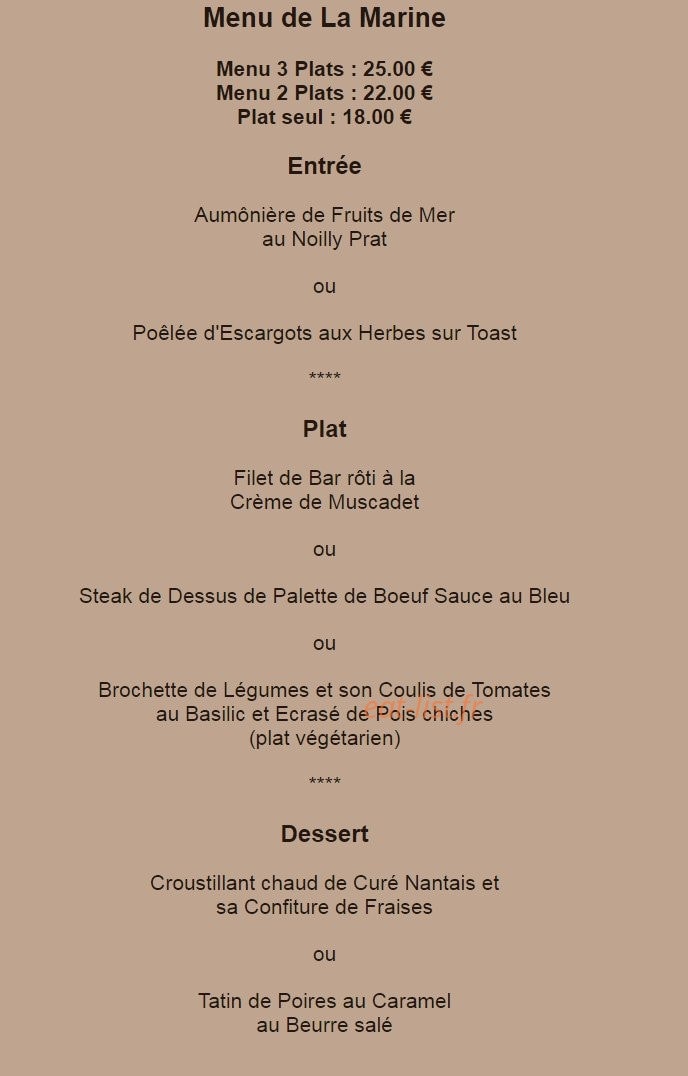 La Marine — carte page 1