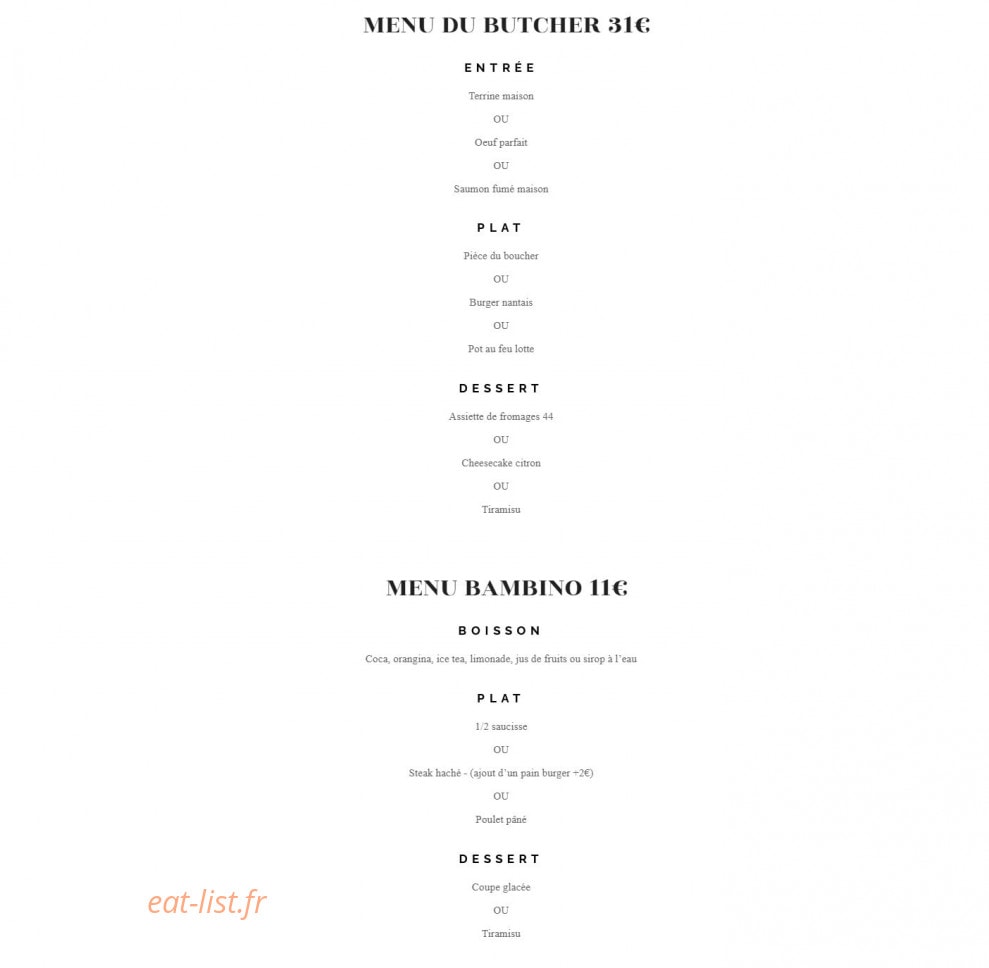 Le Butcher — carte page 10